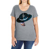 Space Love Ladies Curvy T-Shirt