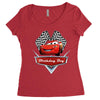 birthday boy mc queen Women's Triblend Scoop T-shirt