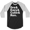 dre eazy cube rendre eazy cube ren 3/4 Sleeve Shirt