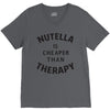 nutella is cheaper than therapy V-Neck Tee