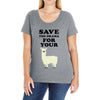 Save The Drama For Your Lama Ladies Curvy T-Shirt