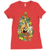 snack pack Ladies Fitted T-Shirt