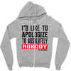 conor mcgregor apologize ufc mma notorious Zipper Hoodie