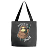 slow sloth Tote Bags