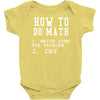math Baby Bodysuit