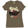 socks don't protect my heart Ladies Fitted T-Shirt