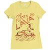 the floor is lava Ladies Fitted T-Shirt