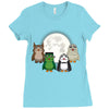Monster porgs V1 Ladies Fitted T-Shirt