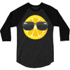 Lemon with Glasses 3/4 Sleeve Shirt