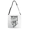 Wine Club Adjustable Strap Totes