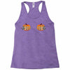 pumpkin skull hand Racerback Tank