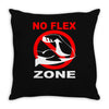 no flex zone arm gym workout Throw Pillow