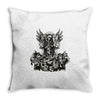 camisa de los muertos Throw Pillow