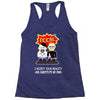 mythbusters cartoon t shirt d45 Racerback Tank