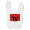 as seen in front of the the tv Baby Bibs