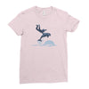 dolphin rider Ladies Fitted T-Shirt