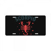 scorpio License Plate