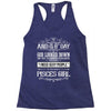 And 8th Day God Look Down So God Made A Pisces Girl Racerback Tank