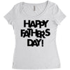 happy father&rsquo;s day Women's Triblend Scoop T-shirt