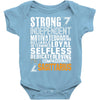 Strong Independent Motivated Sagittarius Baby Onesie