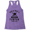 This Is What A Bad Ass Pawpaw Looks Like Racerback Tank