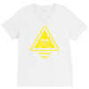 toxic hazard laboratory poison substance warning V-Neck Tee