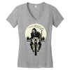 grim racer Women's V-Neck T-Shirt