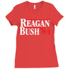 reagan bush '84 Ladies Fitted T-Shirt