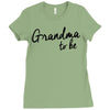 grandma to be Ladies Fitted T-Shirt