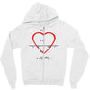 geek love shirt Zipper Hoodie