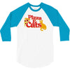 pizza and cats 3/4 Sleeve Shirt