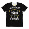 legendary riders are born in 1990 All Over Women's T-shirt