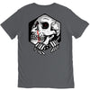 skull hexagon V-Neck Tee