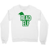 christmas head elf Crewneck Sweatshirt