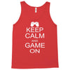 keep calm and game on Tank Top