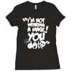 im not wearing a mask you Ladies Fitted T-Shirt