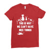 This Is Why We Can't Have Nice Things Ladies Fitted T-Shirt