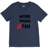 Avengers More Than A Fan V-Neck Tee