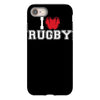 i love rugby mens funny cotton iPhone 8