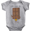 girls love me Baby Bodysuit