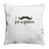 mustache Throw Pillow