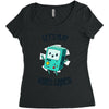 let's play video games Women's Triblend Scoop T-shirt