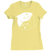 yin yang shark Ladies Fitted T-Shirt