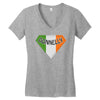 donnelly irish superhero Women's V-Neck T-Shirt