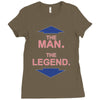 the man   the legend funny Ladies Fitted T-Shirt