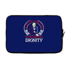 he might find a rabbit in there but hell never find dignity Laptop sleeve