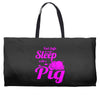 pig lover Weekender Totes