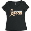 Survivor Rock Women's Triblend Scoop T-shirt
