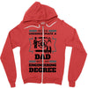 Never Underestimate A Dad With An Engineering Degree Zipper Hoodie