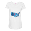 4th of July Maternity Scoop Neck T-shirt